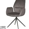 Label51 Eetkamerstoelen^Eetkamerstoel Antraciet Cosmo DX-74.006 Mellow