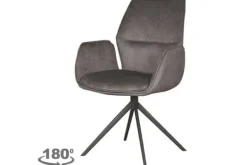 Label51 Eetkamerstoelen^Eetkamerstoel Antraciet Cosmo DX-74.006 Mellow