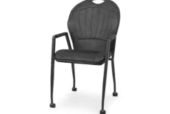 Olijk Eetkamerstoelen^Eetkamerstoel Antraciet Chayenne