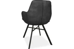 Olijk Eetkamerstoelen^Eetkamerstoel antraciet  Susa