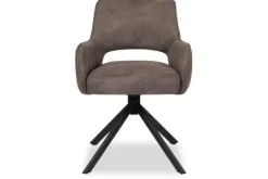 Wowen Eetkamerstoelen^Eetkamerstoel Atlanta 06 taupe Sonja
