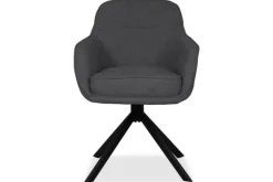 Wowen Eetkamerstoelen^Eetkamerstoel Baltic 0225 antraciet Irene