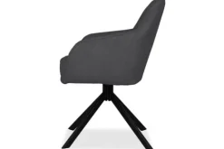 Wowen Eetkamerstoelen^Eetkamerstoel Baltic 0225 antraciet Irene