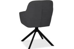 Wowen Eetkamerstoelen^Eetkamerstoel Baltic 0225 antraciet Irene
