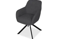 Wowen Eetkamerstoelen^Eetkamerstoel Baltic 0225 antraciet Irene
