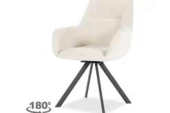 By-Boo Eetkamerstoelen^Eetkamerstoel Beige 240094 Bliss II
