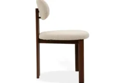 Studio Japandi Eetkamerstoelen^Eetkamerstoel Beige Walnut Lynja