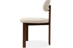 Studio Japandi Eetkamerstoelen^Eetkamerstoel Beige Walnut Lynja