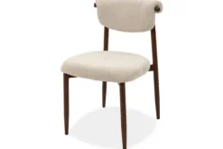 Clearance Studio Japandi Eetkamerstoel Beige Walnut Kaita