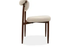 Clearance Studio Japandi Eetkamerstoel Beige Walnut Kaita