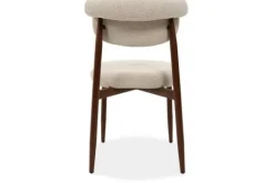 Clearance Studio Japandi Eetkamerstoel Beige Walnut Kaita