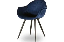 Label51 Eetkamerstoelen^Eetkamerstoel Blauw FF-45.036 Forli
