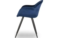 Label51 Eetkamerstoelen^Eetkamerstoel Blauw FF-45.036 Forli