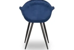 Label51 Eetkamerstoelen^Eetkamerstoel Blauw FF-45.036 Forli