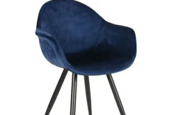 Label51 Eetkamerstoelen^Eetkamerstoel Blauw FF-45.036 Forli