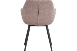 Online Livingfurn Eetkamerstoel Boucle Vintage Pink Luca