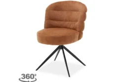 Tower Living Eetkamerstoelen^Eetkamerstoel Caramel Brown Carro
