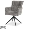 New Tower Living Eetkamerstoel Charcoal Bardi