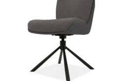 Clearance Olijk Eetkamerstoel Chicago Anthracite Daniel