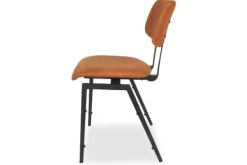 Eetkamerstoelen^Eetkamerstoel Cognac HH-90.005