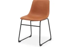 Label51 Eetkamerstoelen^Eetkamerstoel Cognac HU-77.009 Risto