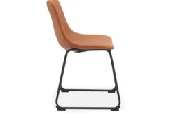 Label51 Eetkamerstoelen^Eetkamerstoel Cognac HU-77.009 Risto