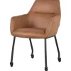 Label51 Eetkamerstoelen^Eetkamerstoel Cognac IH-50.200 Lenny