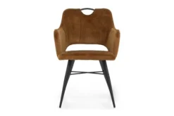 Discount Olijk Eetkamerstoel cognac Tirza