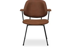 Label51 Eetkamerstoel Cognac ZM-88.008 Rivano