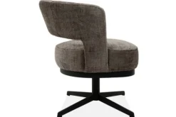 Monari Design Eetkamerstoelen^Eetkamerstoel Cremona Fur Taupe Verto
