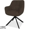 Discount Tower Living Eetkamerstoel Dark Brown Alba