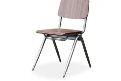 Label51 Eetkamerstoelen^Eetkamerstoel Donkerbruin TX-85.000 Solid