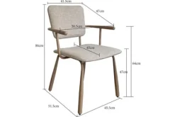 Discount Livingfurn Eetkamerstoel  Finn