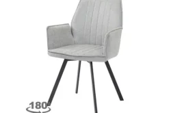 Livingfurn Eetkamerstoelen^Eetkamerstoel Grey Louise