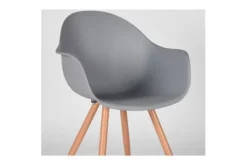 Label51 Eetkamerstoelen^Eetkamerstoel Grijs FF-45.009 Parma