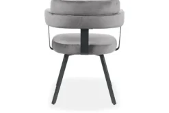 Label51 Eetkamerstoelen^Eetkamerstoel Grijs HU-77.025 Bardio