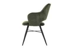 Olijk Eetkamerstoelen^Eetkamerstoel groen Tirza