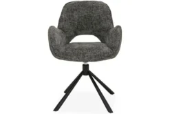 Tower Living Eetkamerstoelen^Eetkamerstoel Haga 16 Charcoal Isola