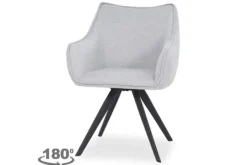 Tower Living Eetkamerstoel Light Grey Riviera