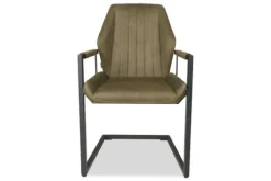 Discount Olijk Eetkamerstoel moss Cara