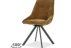 By-Boo Eetkamerstoelen^Eetkamerstoel Mustard 240093 Bliss II