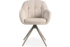 Label51 Eetkamerstoelen^Eetkamerstoel Naturel FE-92.002 Esma