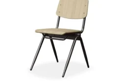 Clearance Label51 Eetkamerstoel Naturel TX-85.003 Solid