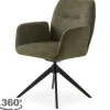 Outlet Nordic Style Eetkamerstoel Olive Green Nebula