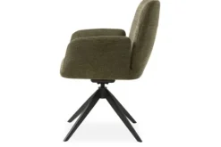 Outlet Nordic Style Eetkamerstoel Olive Green Nebula