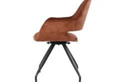 Hot Livingfurn Eetkamerstoel Rust Velvet Capp