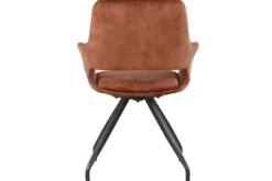 Hot Livingfurn Eetkamerstoel Rust Velvet Capp