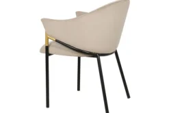 Sale Tweede Kans Eetkamerstoel S4578 Khaki Velvet