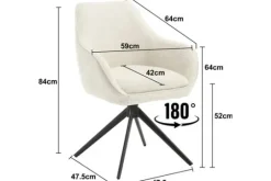 Livingfurn Eetkamerstoelen^Eetkamerstoel Sand Thomas