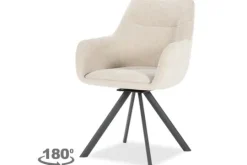 By-Boo Eetkamerstoelen^Eetkamerstoel Taupe 240095 Bliss II